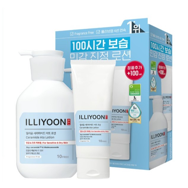 Illiyoon Ceramide Ato Lotion 334ml + 100ml