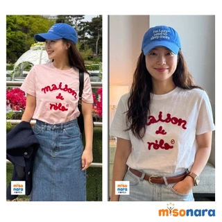 ROLAROLA MAISON DE ROLA EMBROIDERY T-SHIRT misonara โรลารอล่า เสื้อยืด ของแท้ 100%