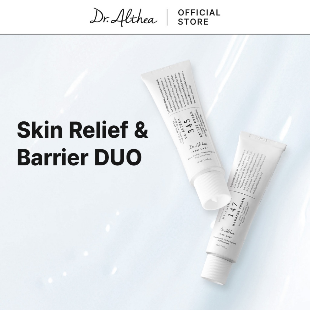 Dr.Althea Skin Relief & Barrier DUO | 345 Relief Cream 50ml + 147 Barrier Cream 50ml