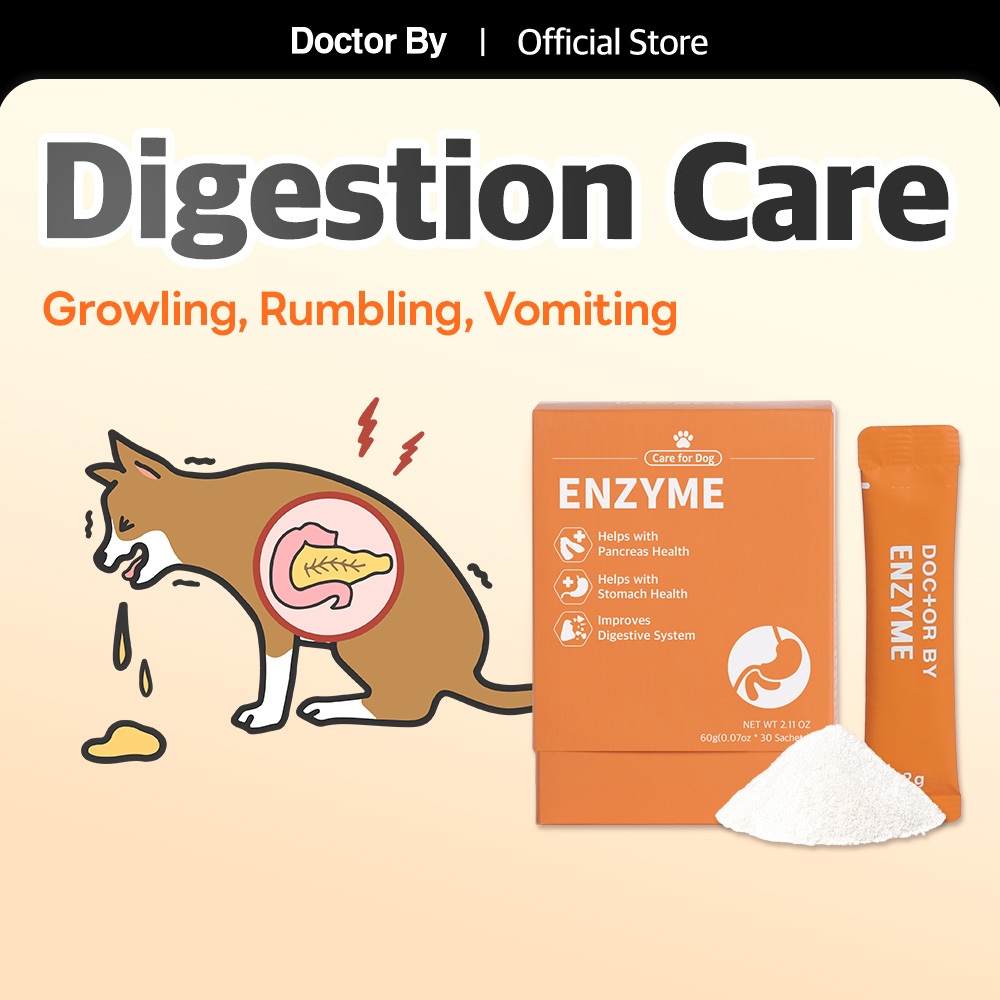[Doctor By ENZYME] Dog Cat Constipation Digestiveon Powder อาหารเสริม (30 ซอง)