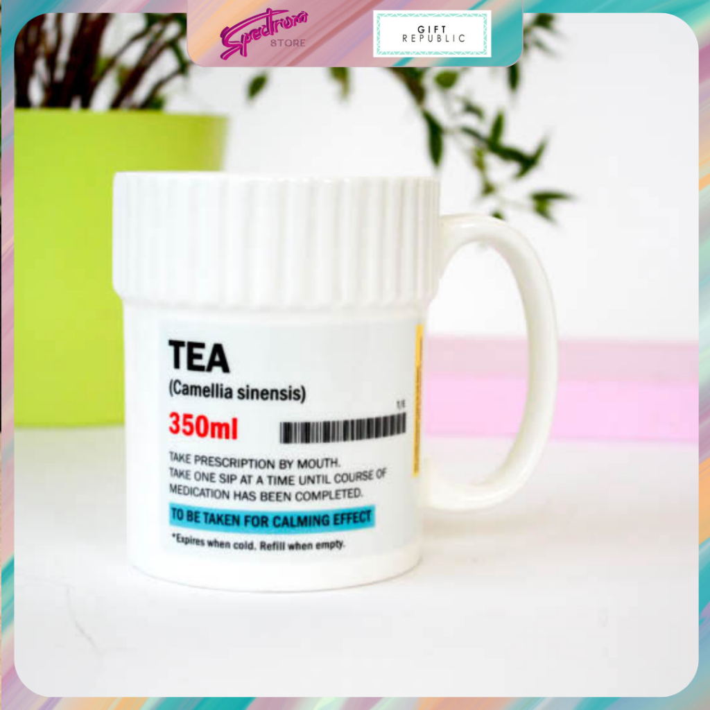 Republic Novelty Tea & Coffee Mug Pill Pot Mug - Tea & Coffee