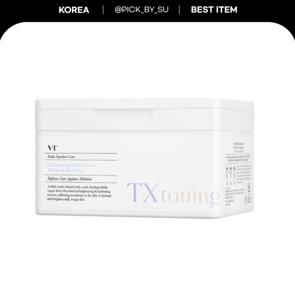 [VT Cosmetics] TX-Toning Daily Mask 30EA | Hydrating Sheet Mask Set