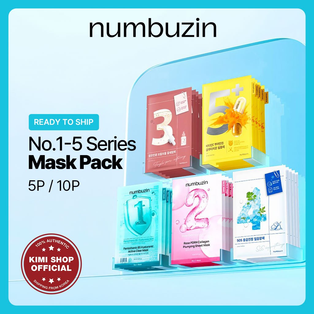 [NUMBUZIN] No.1~5 Mask Pack Series