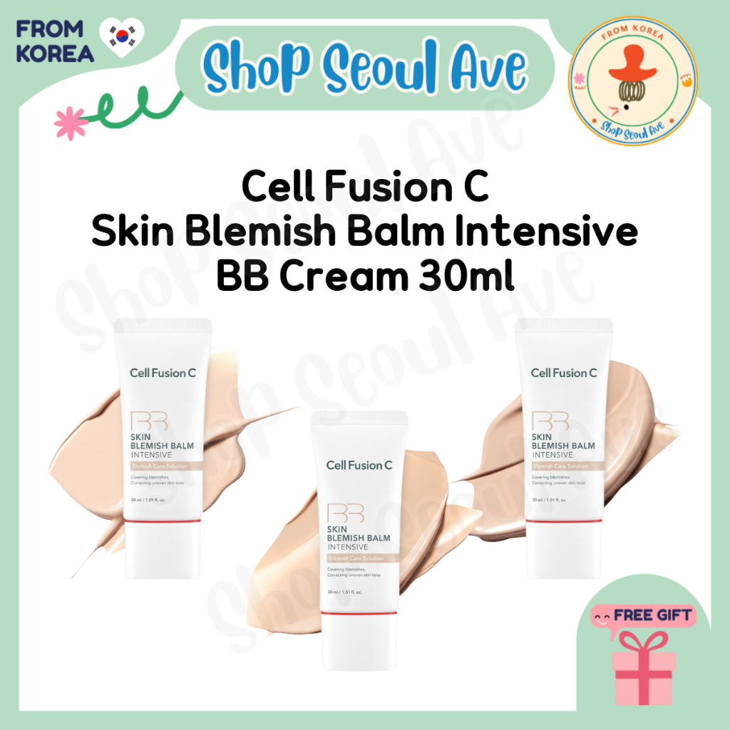 [Cell Fusion C] Skin Blemish Balm Intensive BB Cream – Light / Natural Light / Signature Beige