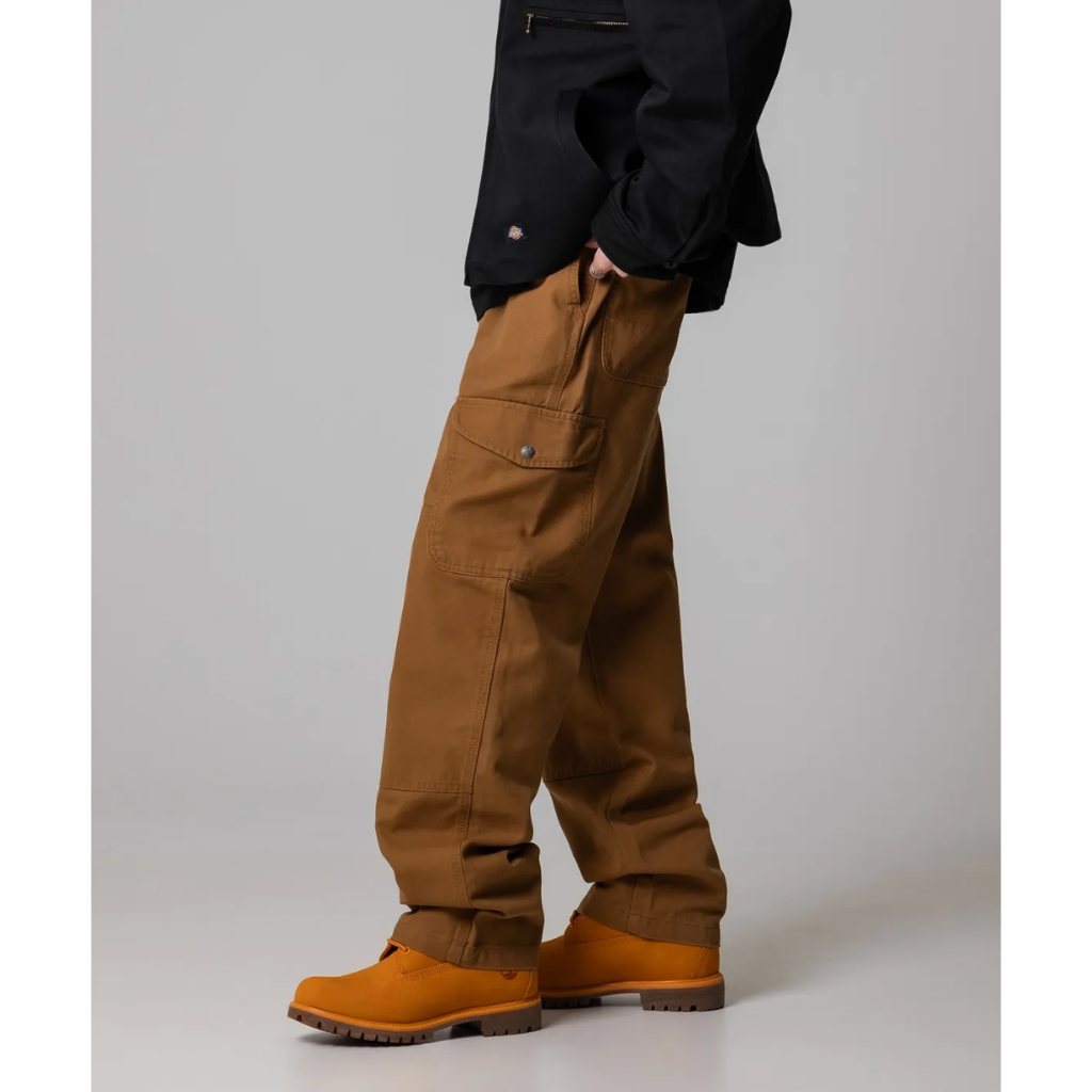 Cargo Pants ดักแคนวาสสองเข่า สีบราวน์ - DK0A864Q0BD