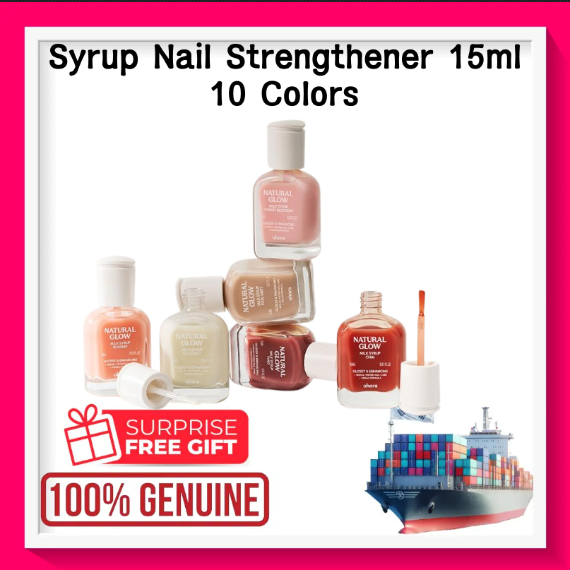 [Ohora] Syrup Nail Strengthener 15ml 10 สี