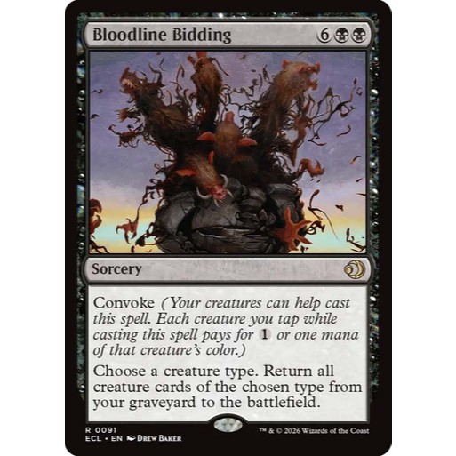 MTG Lorwyn Eclipsed - Bloodline Bidding