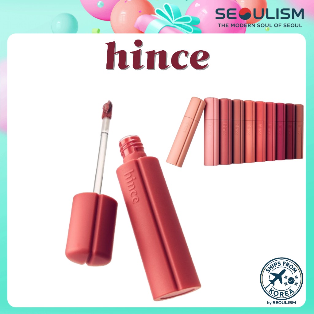🇰🇷[hince] NU Blur Tint 10 สี | ซอฟท์เบลอ ลิปทิ้น | ลิปเมคอัพเกาหลี
