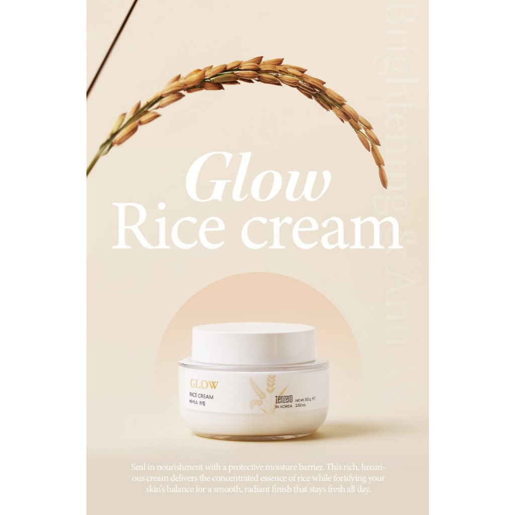 TENZERO Glow Rice Cream 100g