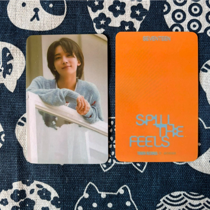 SEVENTEEN Jeonghan Tower Records Benefit Photocard Blue Hair Korea