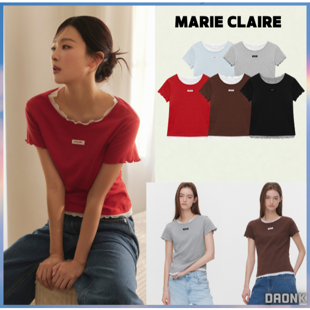 เสื้อยืดเลเยอร์พังค์ดีไซน์ จาก Marie Claire มีให้เลือกหลายสี