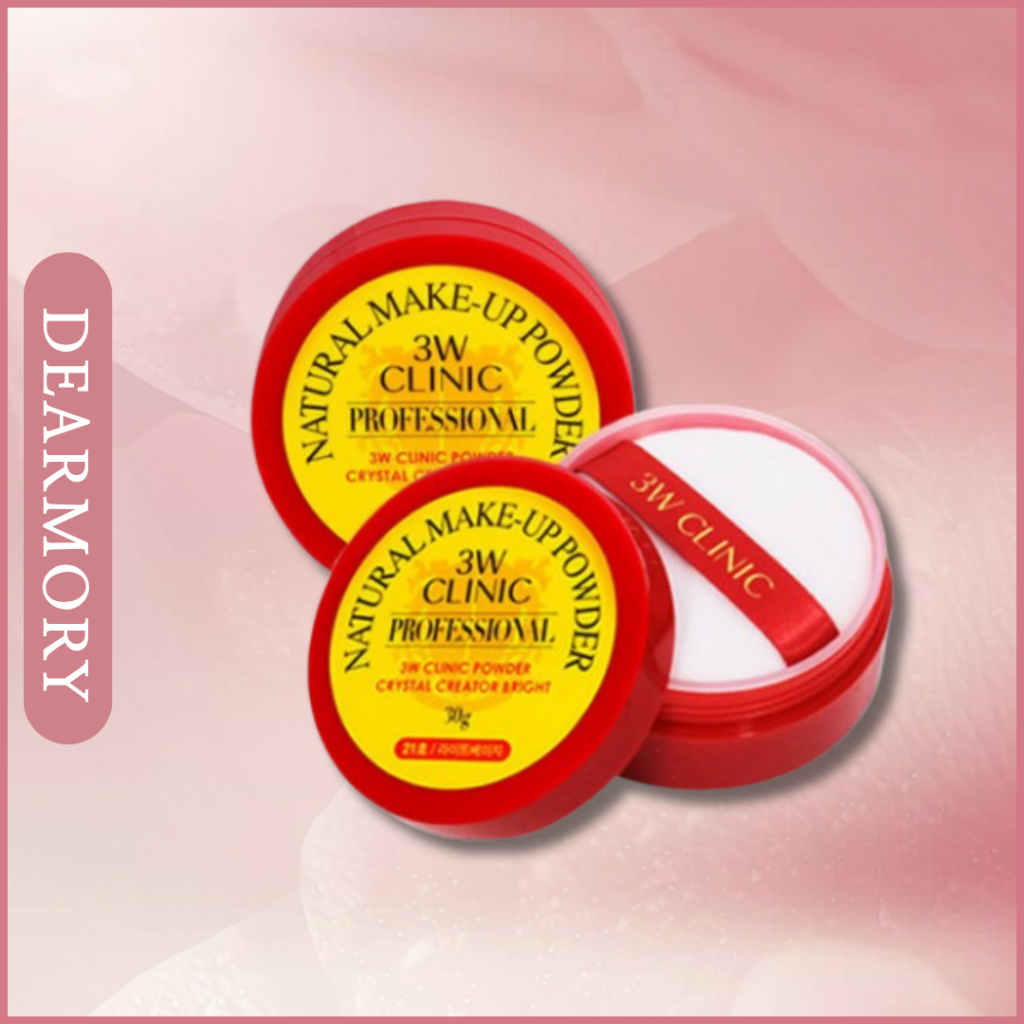 [3W Clinic] Natural Bright Powder Pact Makeup Powder เกาหลี