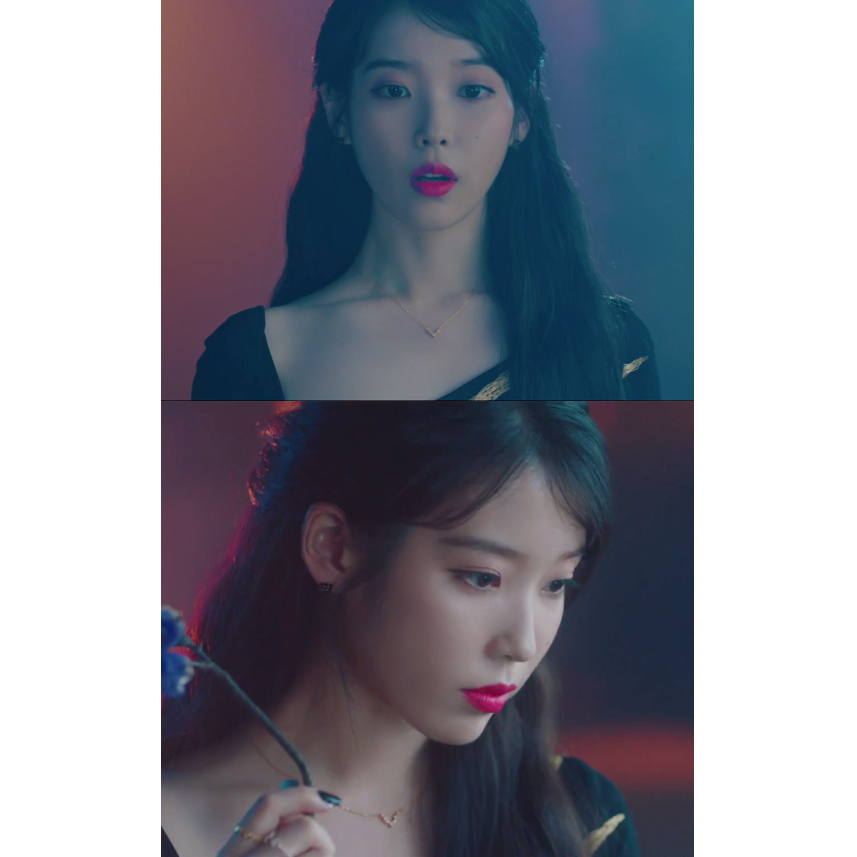 [IU Worn] ชุดสร้อยคอชั้น WINGBLING Selena (2 ชิ้น) - Moon & Star