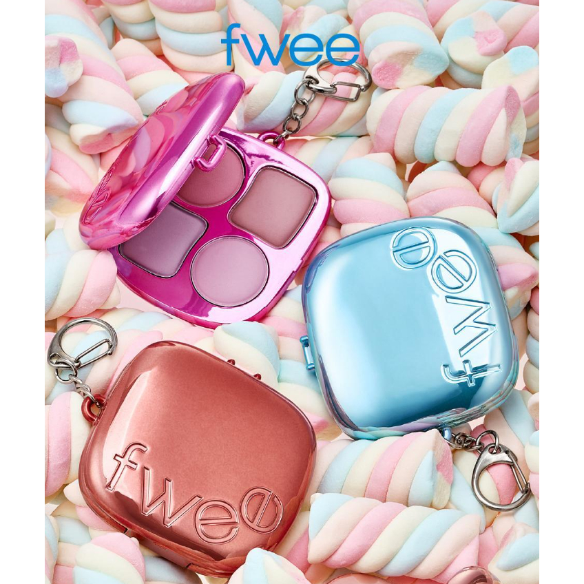 [K-Beauty] Fwee Pocket Cheek Palette 4-Color – Mini 4-Pan Mood Blush
