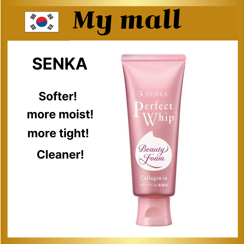 SENKA PERFECT WHIP COLLAGEN CLEANSING FOAM 120G GENTLE MOISTURE