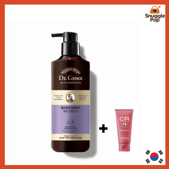 [Dr.GROOT] Multi-Perfection Scalp Care Shampoo 400ml + Clinical Relief Shampoo 50ml