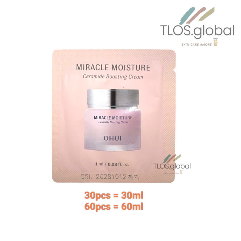 30ซอง Ohui miracle moisture cream 1ml ให้ความชุ่มชื้นแก่ก่อนวัย