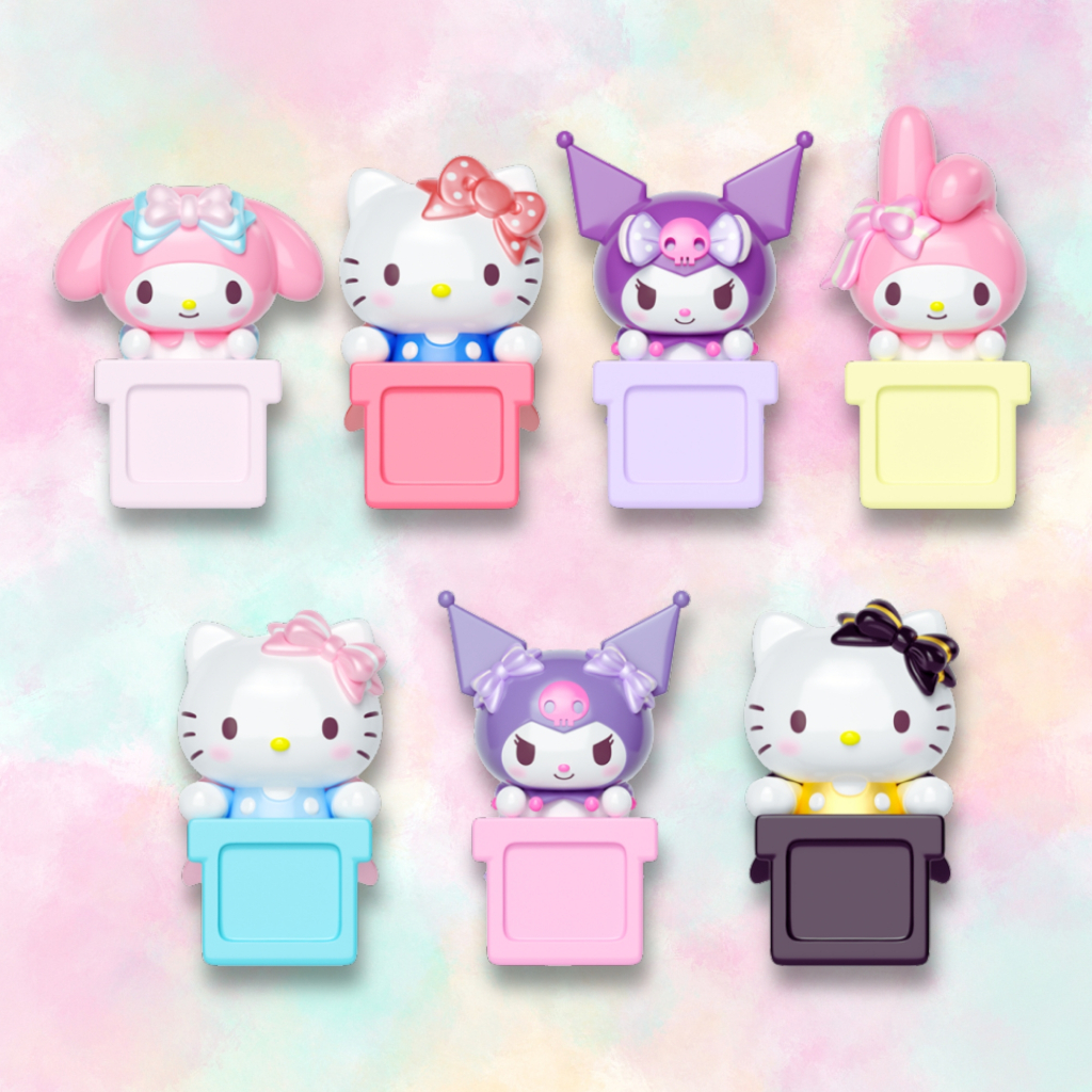 SANRIO Bow Sweetheart Blind Box Bundle Set 5/8/12 ชิ้น Full Set PDQ (12 ชิ้น) SG