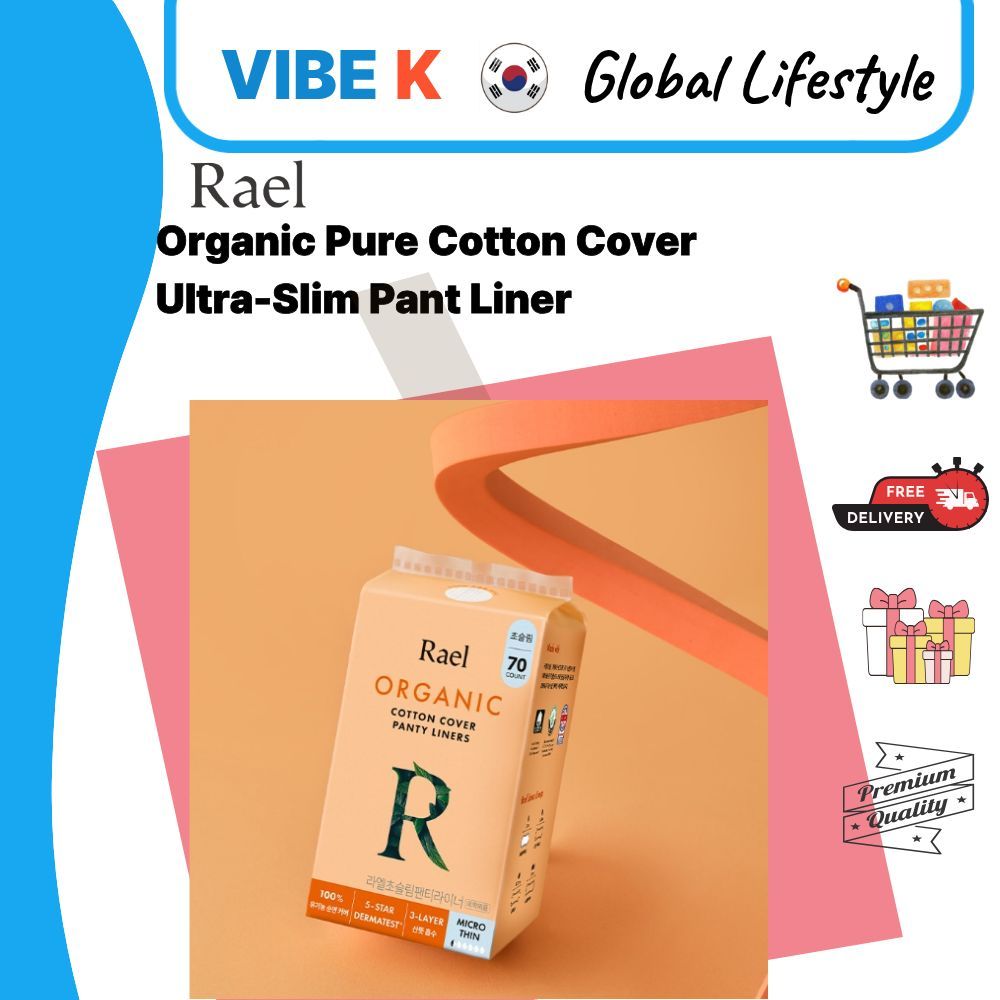 Rael Organic Pure Cotton Cover Ultra-Slim Pant Liner