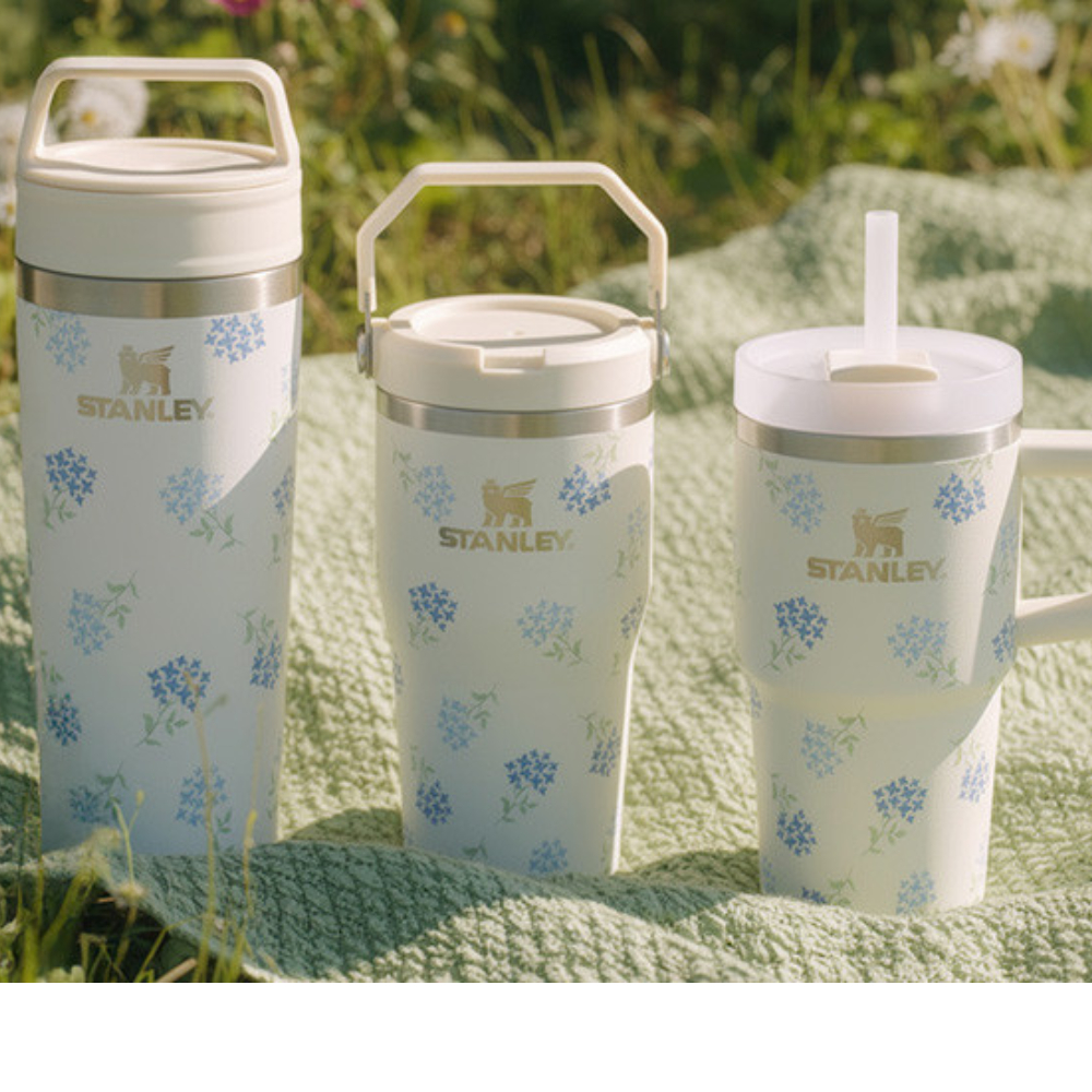 STANLEY Blooming Collection แก้วน้ําดอกไม้แท้ Florets โบราณ 20oz 16oz