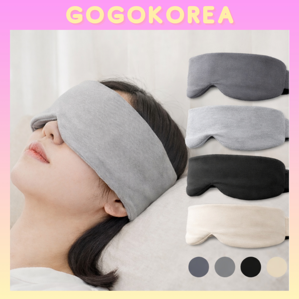 [COMPOLUV] Premium Blackout Sleep Mask กันแสง 99% | เป็นกิริยาช่วยเลนซิงระบายอากาศ | ซอฟท์อายครอบ