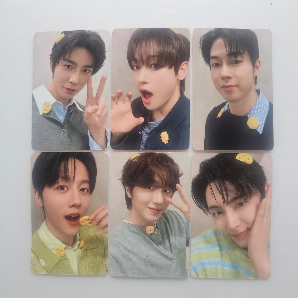 SF9 อัลบั้มพิเศษ [ABOUT LOVE] CAFE (เพลงแอปเปิ้ล) EVENT PHOTCARD (RANDOM)