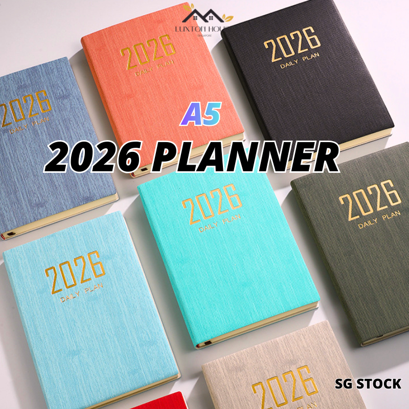 2026 Planner 360 หน้า A5 Planner A5 Notebook Planner Jan.2026 ถึง ธ.ค.2026 Weekly Planner รายเดือน P