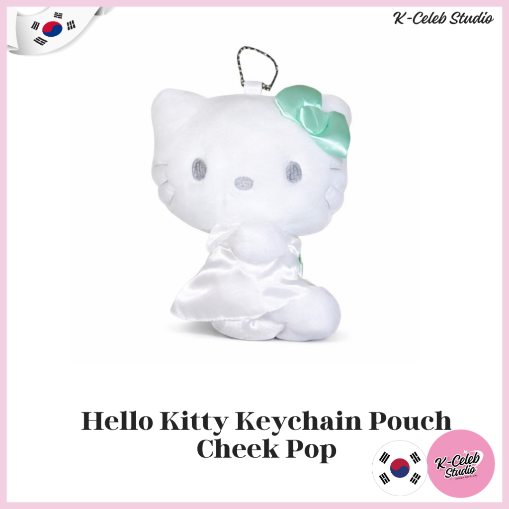 Hello Kitty Pouch Keychain Cheek Pop