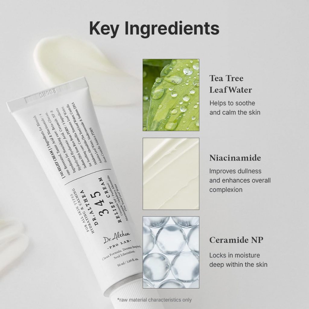 Dr.Althea 345 Relief Cream 15ml/50ml | มอยเจอร์ไรเซอร์บํารุงผิวหน้า ผ่อนคลาย ให้ความชุ่มชื่น - 4