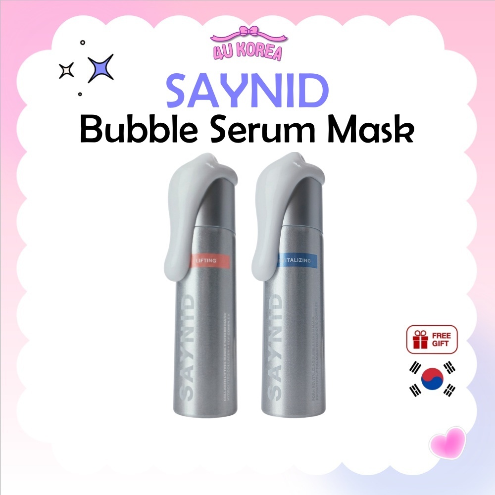 SAYNID Bubble Serum Mask 60ml – Collagen Lifting หรือ PDRN Revitalizing / K-BEAUTY