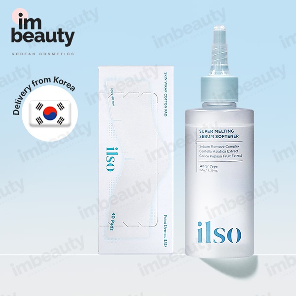 [Ilso] Super Melting Sebum Softener(+ Skin Wrap Cotton Pad)