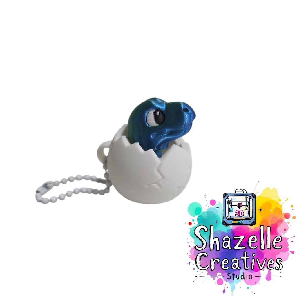 3D พิมพ์ Dino Egg Clicker Fidget โดย Shazelle Creatives Studio