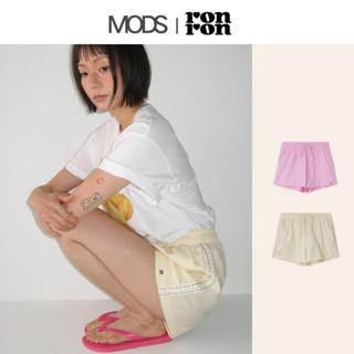 [RONRON] Side Floral Track Short Pants / 2colors