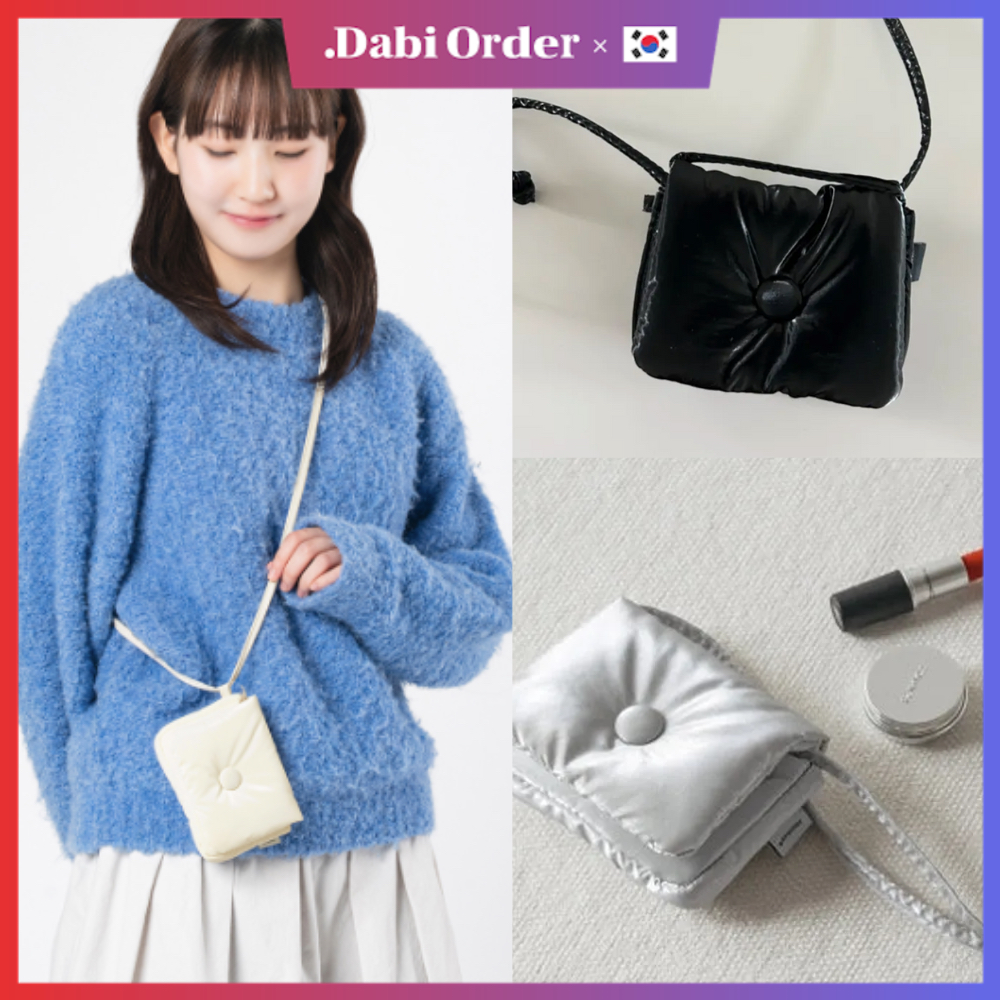 Crossbody Wallet Puffy X Cross ITHINKSO Lightweight Mini Bag - แบรนด์เกาหลี