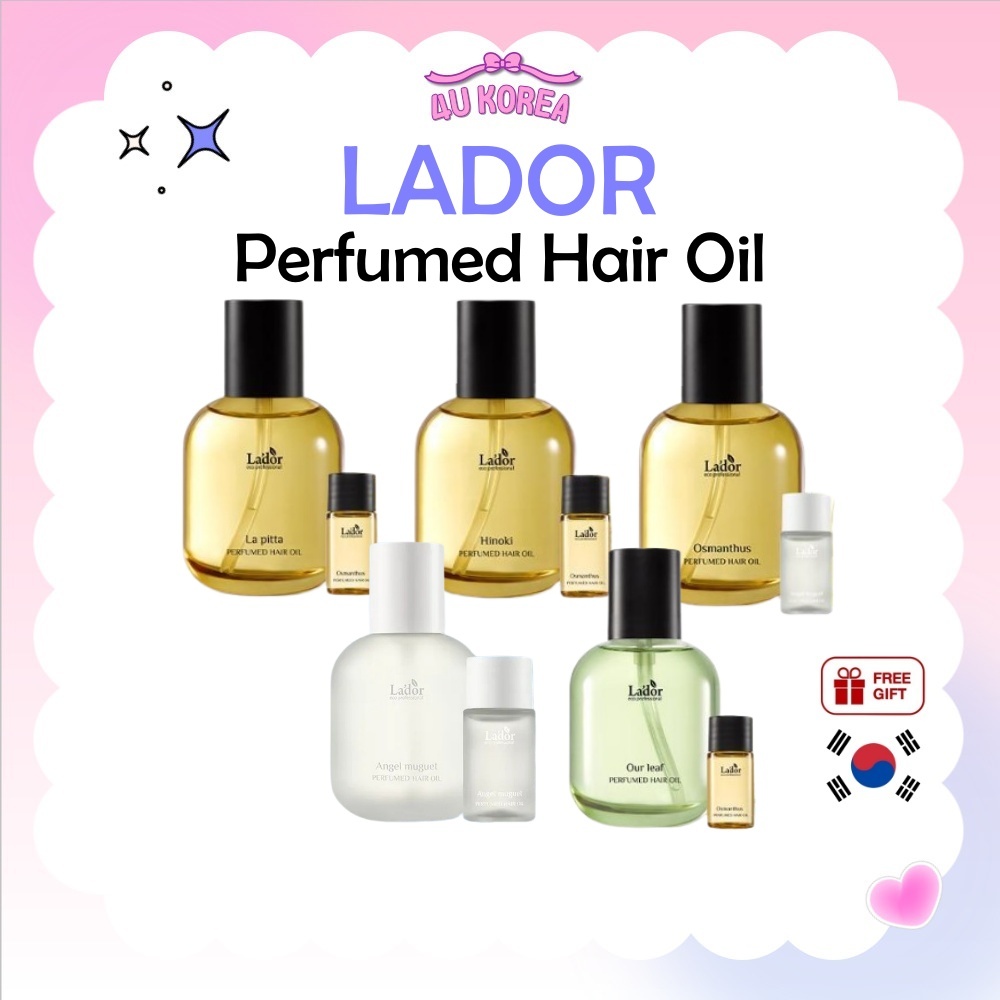 LADOR Perfumed Hair Oil 30ml หรือ 80ml - 4 กลิ่น / K-BEAUTY