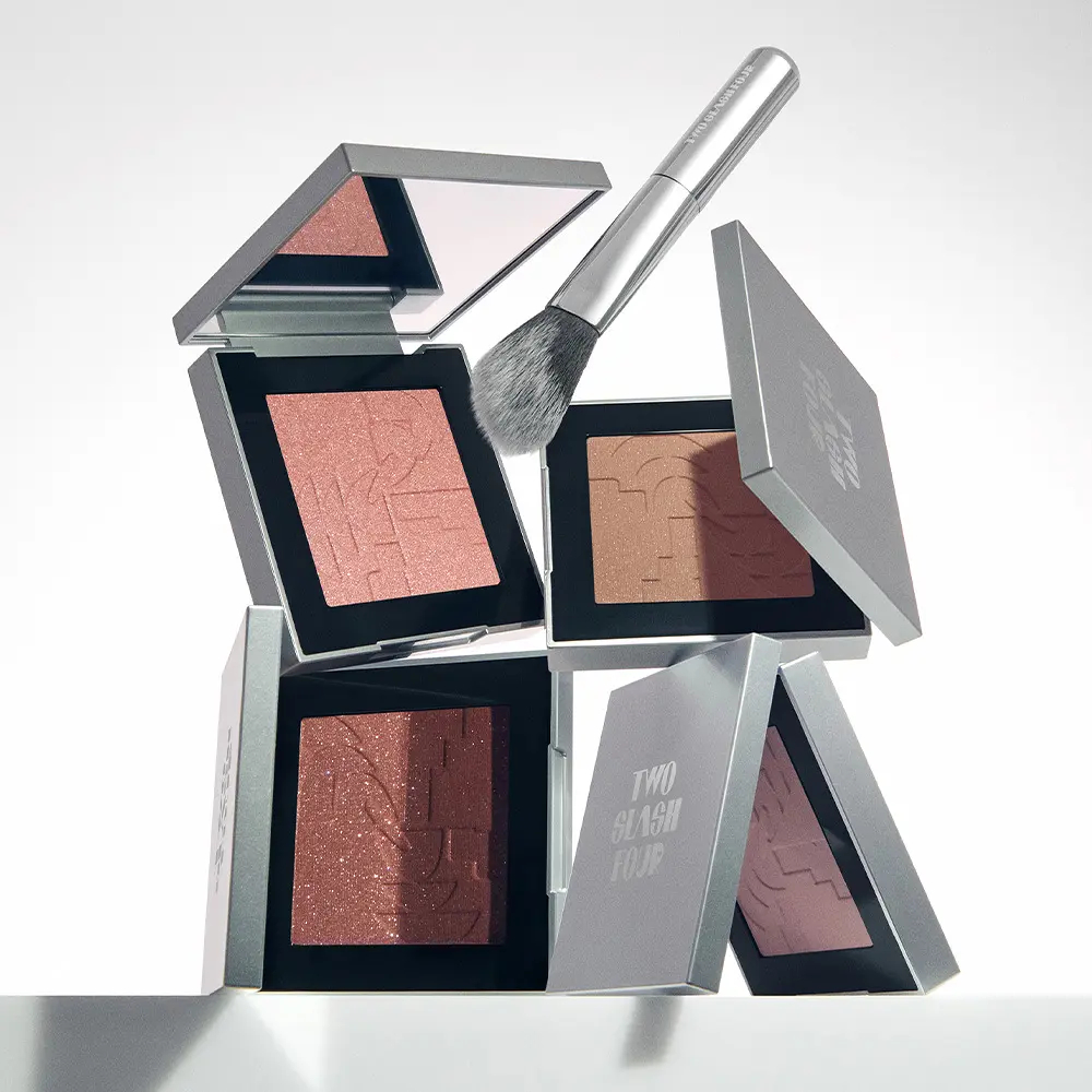 [TWO SLASH FOUR] All Over Face Blush (+แปรง) 5.5g (6 เฉดสี)