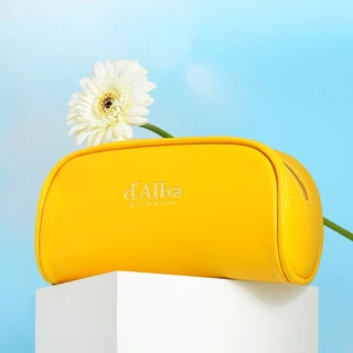 [NOT FOR SALE/ GIFT] d'Alba Logo Yellow Pouch