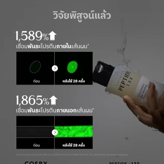 [COSRX OFFICIAL] PEPTIDE-132 Ultra Perfect Hair Bonding Shampoo เปปไทด์ 132 อัลตร้า เพอร์เฟกต์ แฮร์ บอนดิ้ง แชมพู