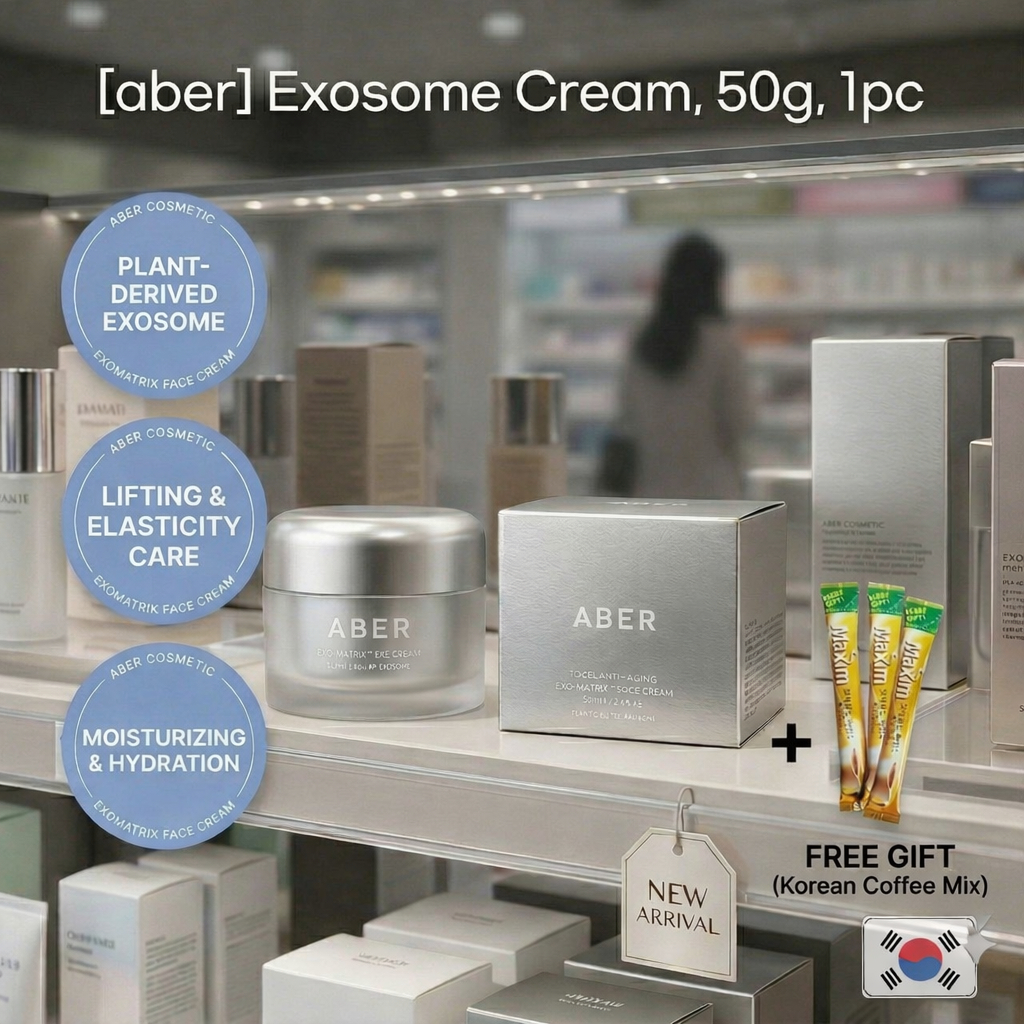 ⭐️เซoul Pick⭐️[aber] Exosome Face Cream 50ml | Plant-Derived Anti-Aging & Firming Moisturizer | สกิน