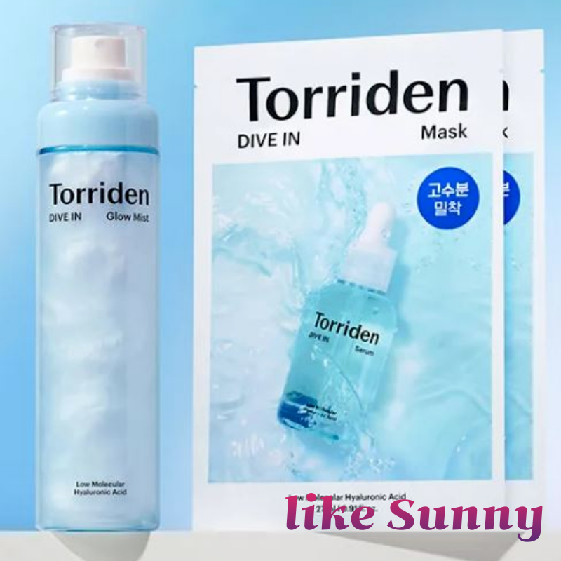 Torriden Dive In Glow Mist 120ml + Dive In Mask Pack 2 แผ่น