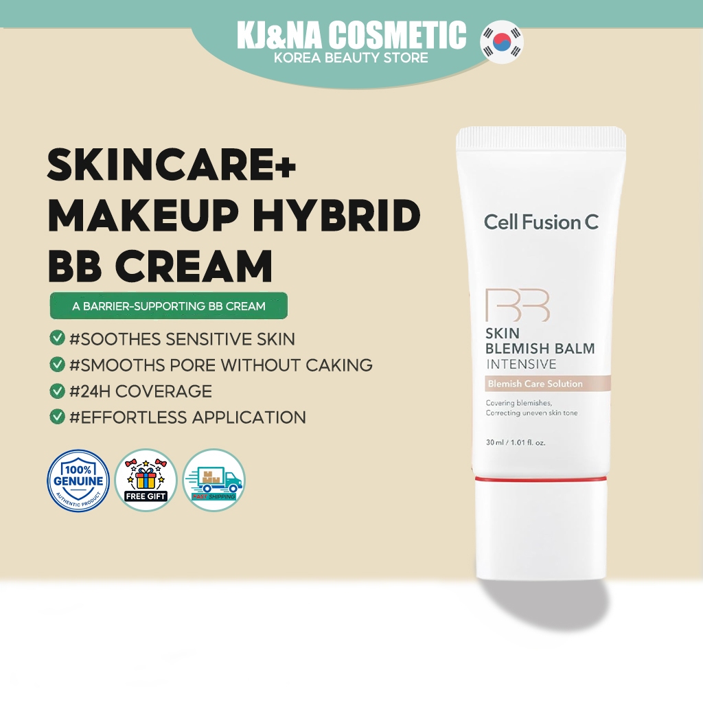 [Cell Fusion C] Skin Blemish Balm Intensive 30ml (6 เฉดสี) บีบีครีม ปกปิด 24 ชม. ด้วย Natural Finish
