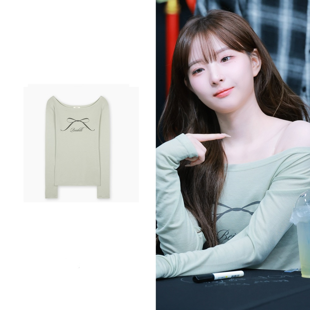 KOREA [ beidelli ] Poem เสื้อยืดซีทรู / tripleS HaYeon pick ของแท้ 100%
