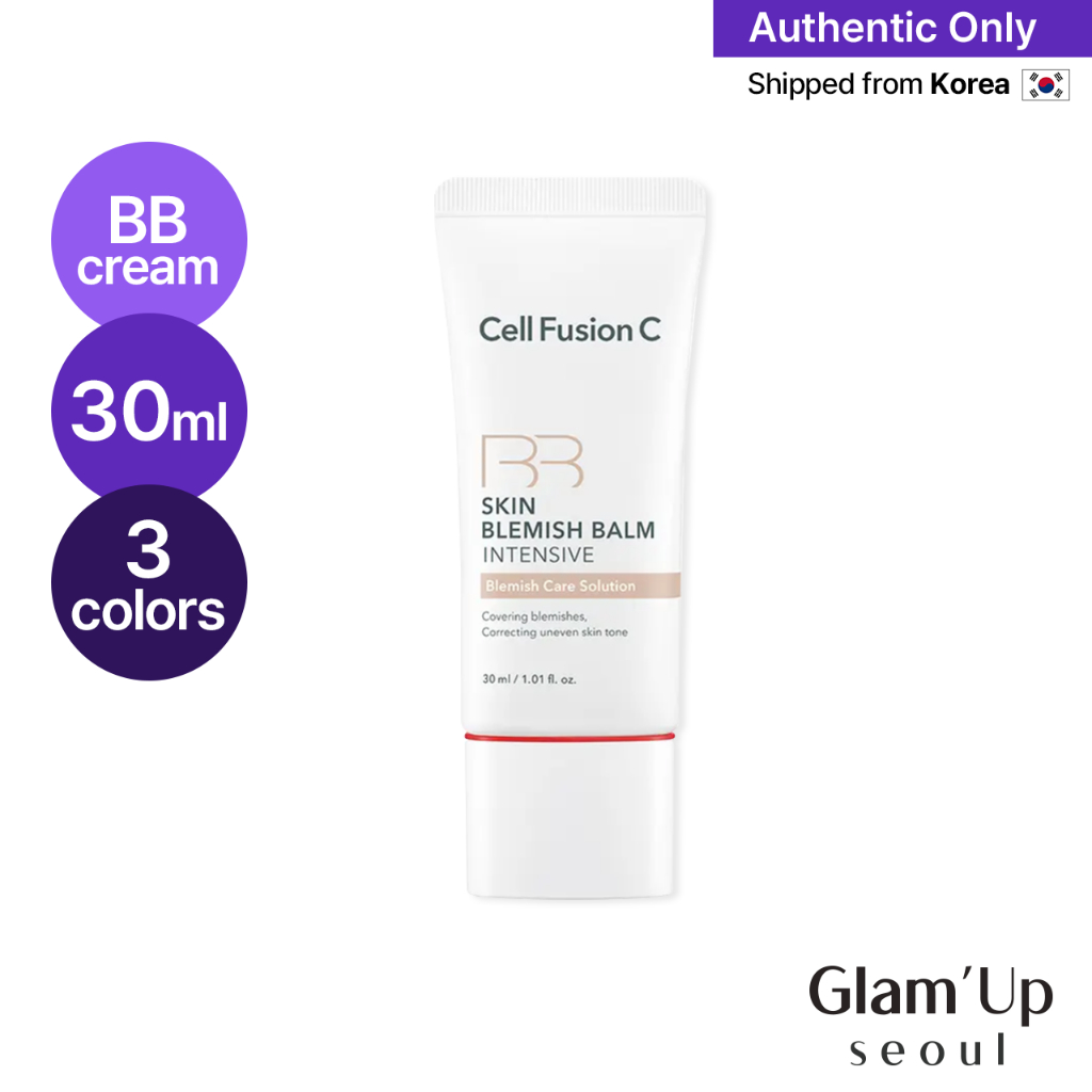 [Cell Fusion C] BB Skin Blemish Balm Intensive Cream 30ml (3 สี) บีบีครีม ปกปิดรูขุมขน รองพื้น เกาหลี ส่งจากเกาหลี