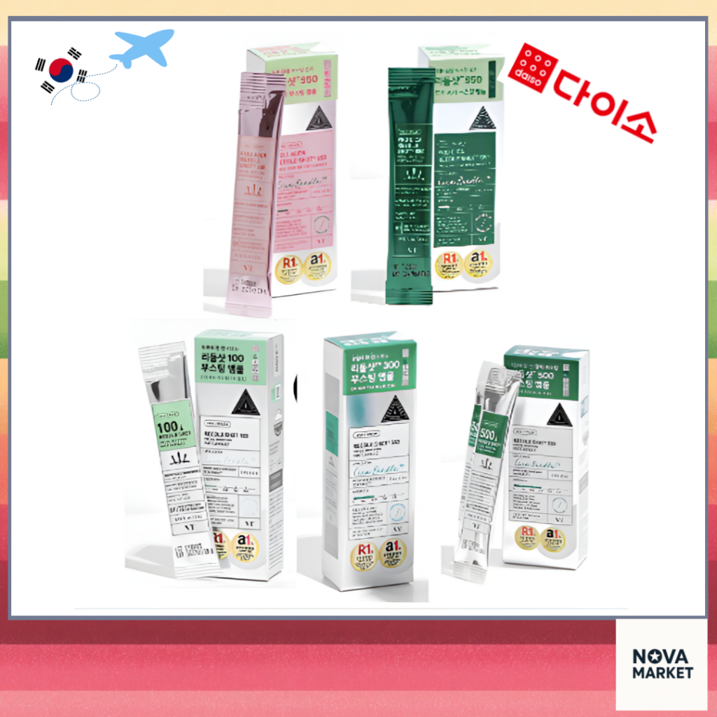 Daiso korea - VT Riddle Shot First Ampoule 2ml x 6 -VT 100, VT 300, VT 500, VT CICA S50, VT Collagen