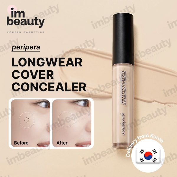 [peripera] Double longwear cover คอนซีลเลอร์ 5.5g/ ปกสูง