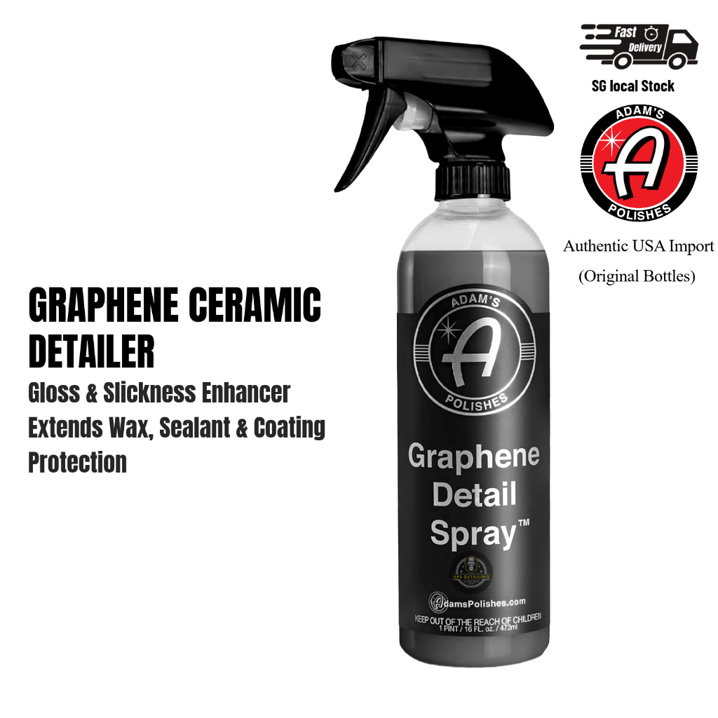 Adams Polishes Graphene Detail SprayTM/ Car Sealant/ Drying Aid/ การบํารุงรักษาเคลือบรถยนต์