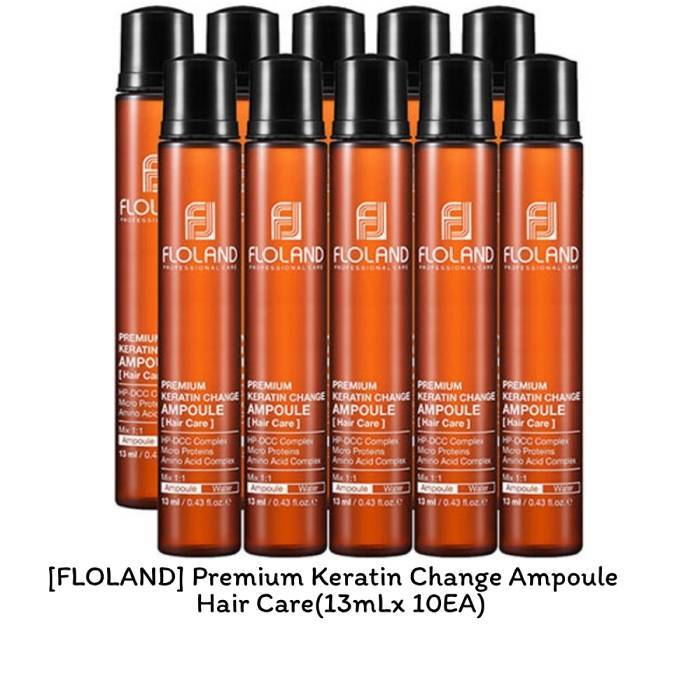 [FLOLAND] Premium Keratin Change Ampoule Hair Care (13ml x 10ea) / K-BEAUTY