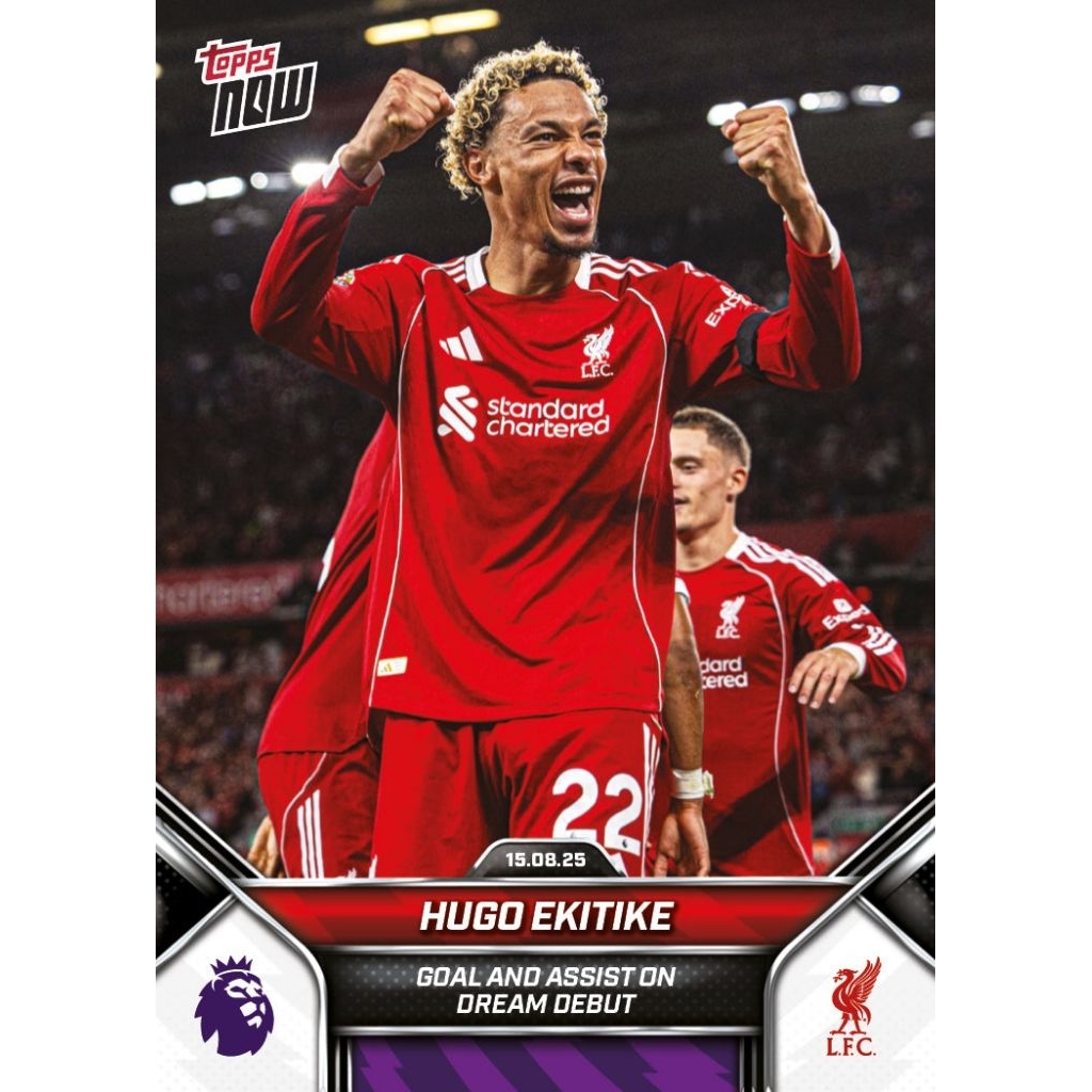 Hugo Ekitike - 2025-26 Premier League Topps NOW - การ์ด 4