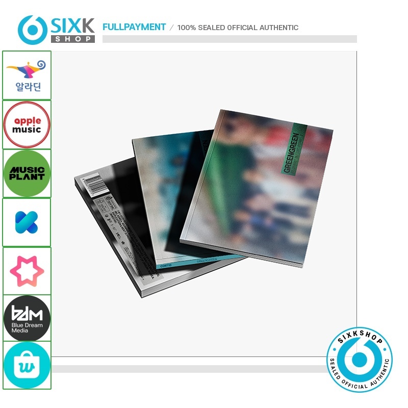 (GIVEAWAY EVENT)SIXKSHOP✨ ( POB_PHOTOBOOK) CORTIS  2ND MINI ALBUM GREENGREEN