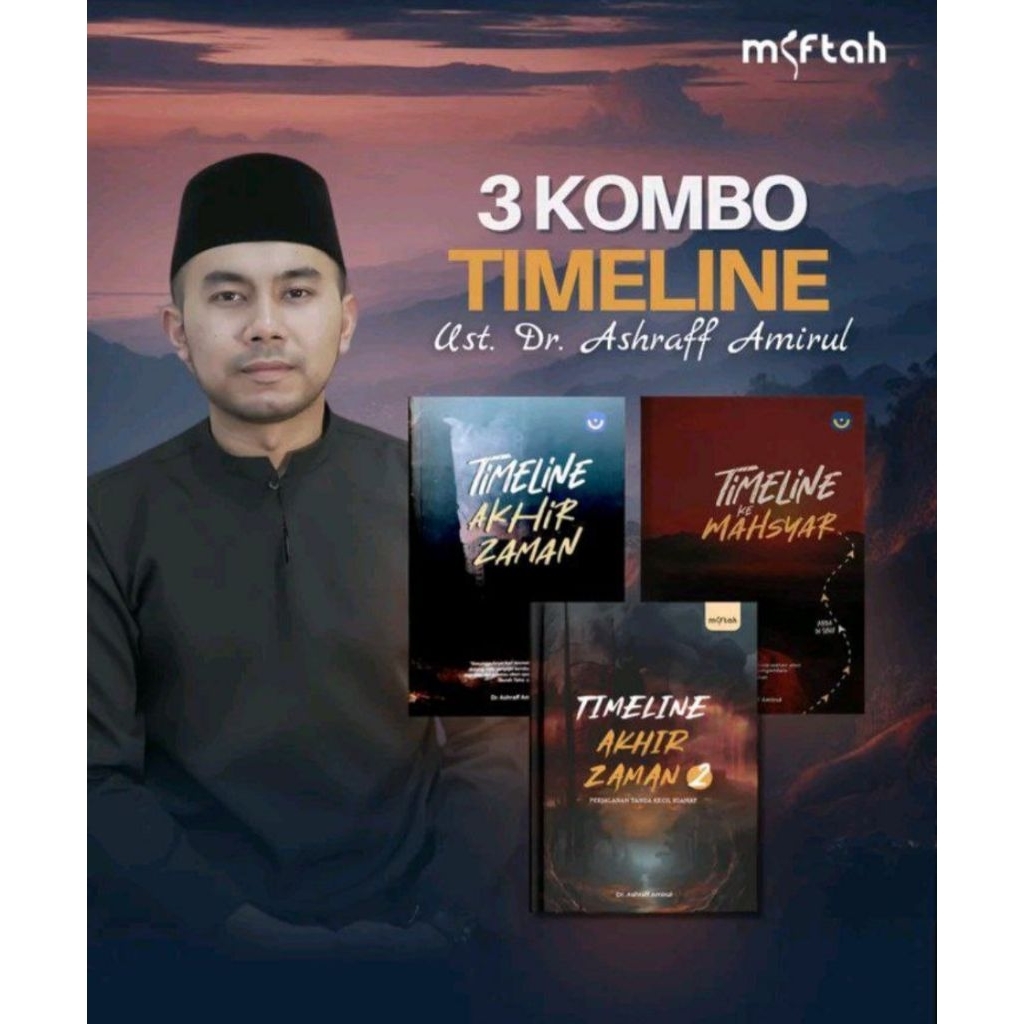 Timeline Akiri Zaman 1 และ 2 หนังสือ Timeline ke Mahsyar